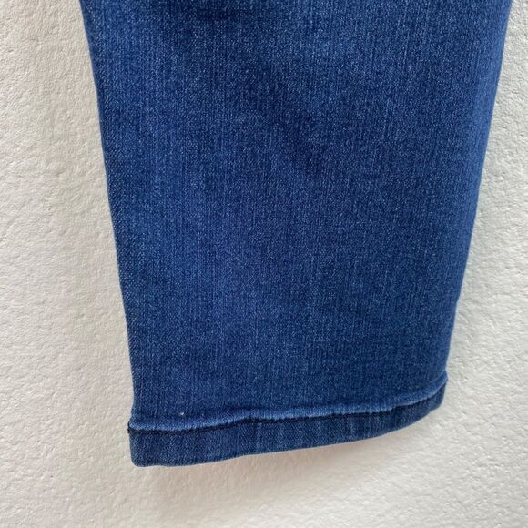 Womans Democracy Jeans 14 AB Tecnology Waist 36" Inseam 27.5" No Roll Waist - Picture 14 of 16